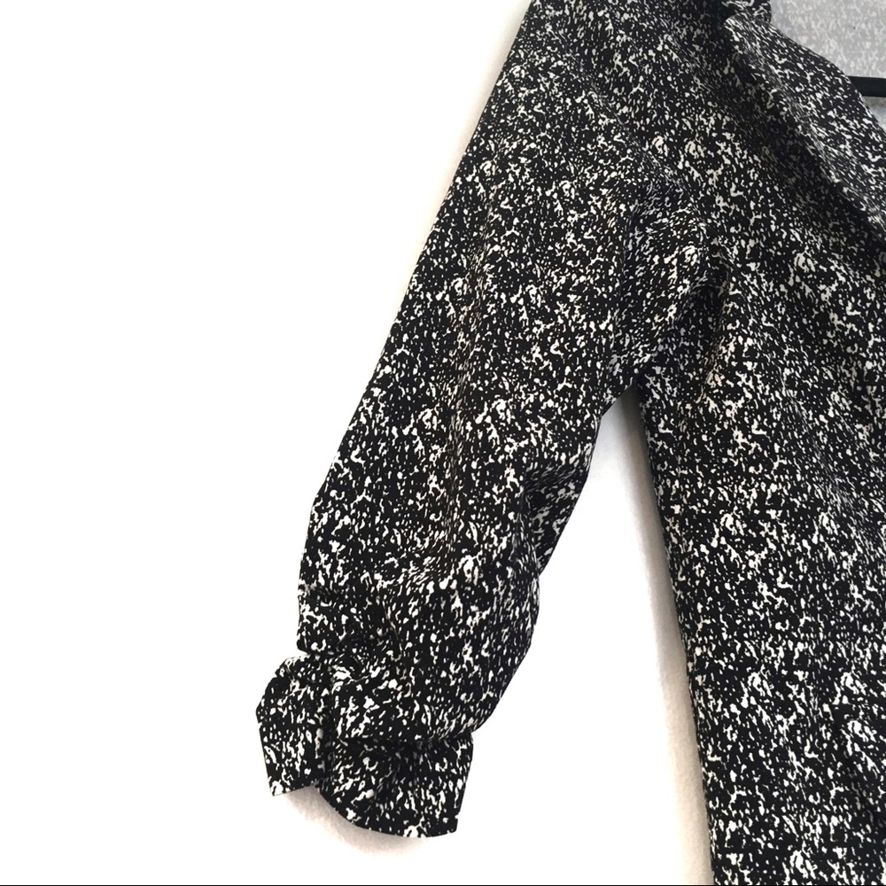 [Alex&Olivia] Thin Patterned One Button Blazer M - image 3